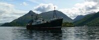 MV Dayspring   leaving Kinlochleven